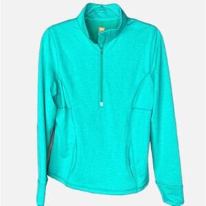 Lucy Athletics 3/4 Zip Pullover Top